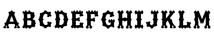 Jena Regular Font UPPERCASE