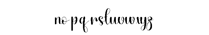 Jenitalia Font LOWERCASE