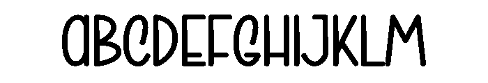 Jennie House Font UPPERCASE