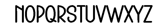 Jennie House Font UPPERCASE