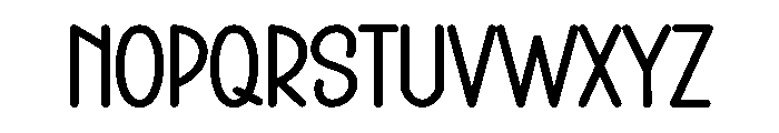 Jennie House Font LOWERCASE