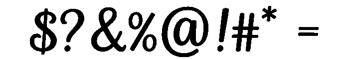 Jennies House Script Font OTHER CHARS
