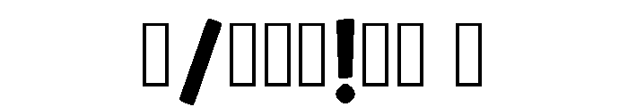Jens Regular Font OTHER CHARS