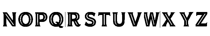 Jensen Regular Font LOWERCASE