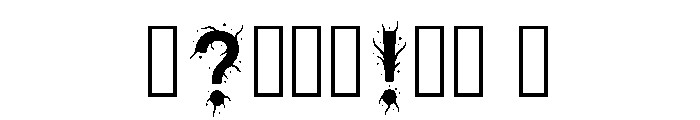 Jeremy Regular Font OTHER CHARS