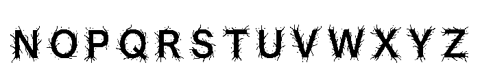 Jeremy Regular Font UPPERCASE
