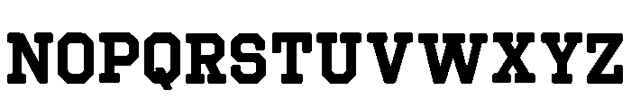 Jersey Baseball Regular Font UPPERCASE