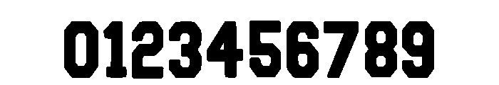 Jersey Regular Font OTHER CHARS