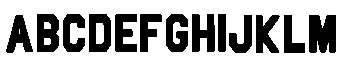 Jersey Regular Font UPPERCASE