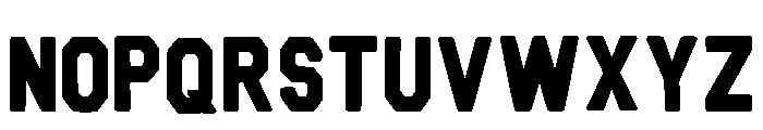 Jersey Regular Font LOWERCASE