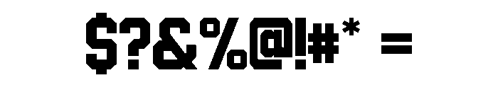 Jersey Sport Regular Font OTHER CHARS
