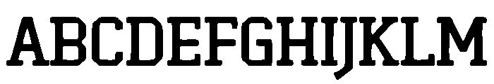 Jersey Stars Font UPPERCASE