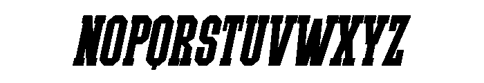 Jersey Varsity Italic Font LOWERCASE
