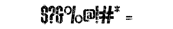 Jersey Varsity Texture Font OTHER CHARS