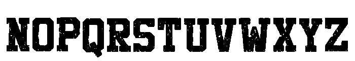 Jersey Vintage Regular Font UPPERCASE