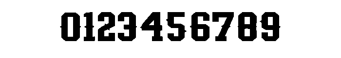 Jersey Western Regular Font OTHER CHARS