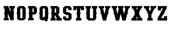 Jersey Western Regular Font UPPERCASE