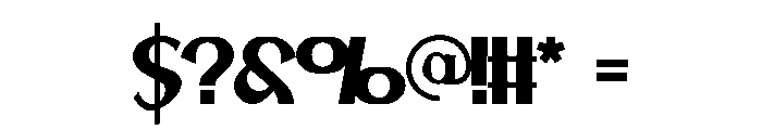 JerukBali Font OTHER CHARS
