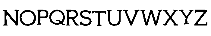 Jessup Font LOWERCASE
