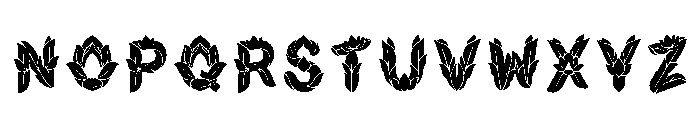 Jett Regular Font LOWERCASE