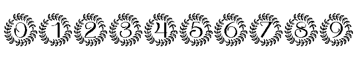 Jewelbourne Monogram Font OTHER CHARS