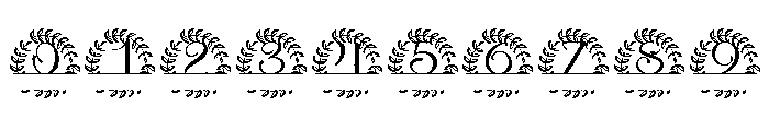 Jewelbourne Split Monogram Font OTHER CHARS