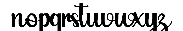 jenniyclaudia Font LOWERCASE