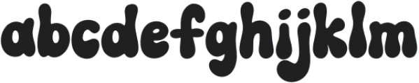 JELLY COIN Regular otf (400) Font LOWERCASE