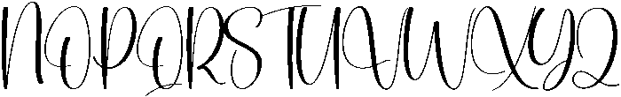 Jealousy Regular otf (400) Font UPPERCASE