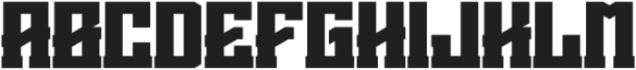 Jeckeril Sporword Regular otf (400) Font UPPERCASE