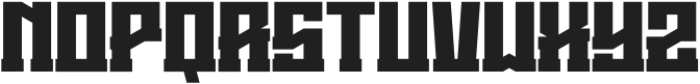 Jeckeril Sporword Regular otf (400) Font UPPERCASE