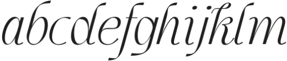 Jedira Italic otf (400) Font LOWERCASE