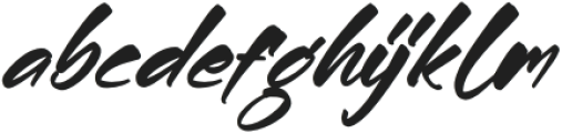 Jeenokyon Italic otf (400) Font LOWERCASE