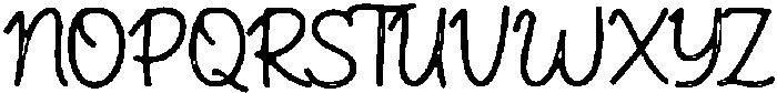 Jege ttf (400) Font UPPERCASE