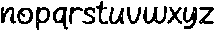 Jege ttf (400) Font LOWERCASE