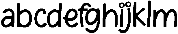 Jego ttf (400) Font LOWERCASE