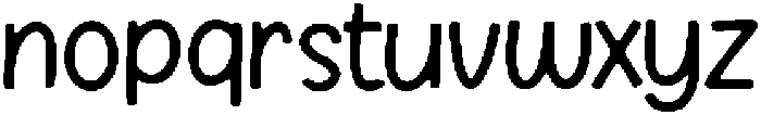Jego ttf (400) Font LOWERCASE