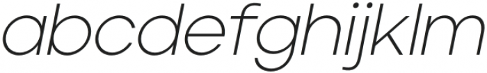 Jeko ExtraLight Italic otf (200) Font LOWERCASE