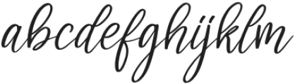 Jelajahi Etha Italic otf (400) Font LOWERCASE