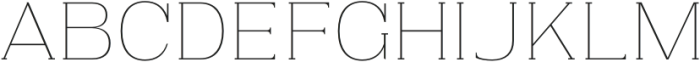 Jelista Hairline otf (100) Font UPPERCASE