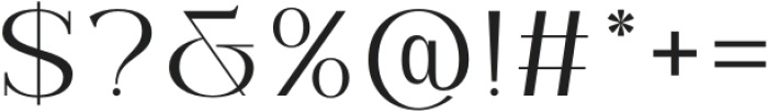 Jelista Light otf (300) Font OTHER CHARS