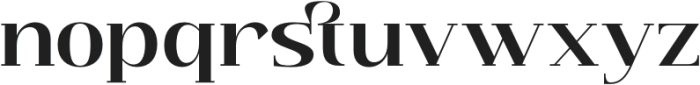 Jelista Semibold otf (600) Font LOWERCASE