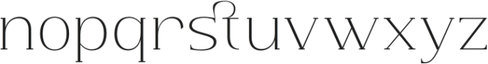 Jelista Thin otf (100) Font LOWERCASE