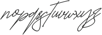 Jelitta Signature Italic otf (400) Font LOWERCASE