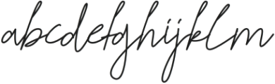 Jelitta Signature Regular otf (400) Font LOWERCASE