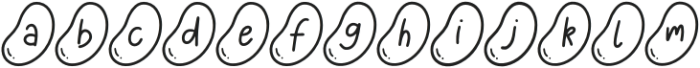 Jelly Bean Regular otf (400) Font LOWERCASE