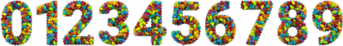 Jelly Beans Regular otf (400) Font OTHER CHARS