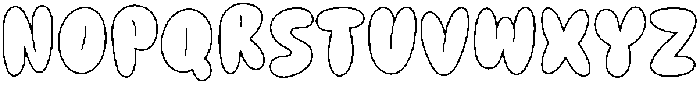 Jelly-Bounce-Line Regular otf (400) Font UPPERCASE