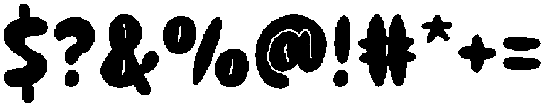 Jelly-Bounce Regular otf (400) Font OTHER CHARS