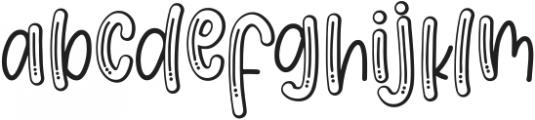 Jelly Party Line otf (400) Font LOWERCASE